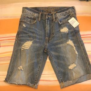 American Eagle long Jean Shorts with tag